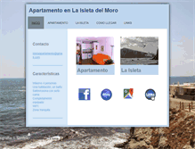Tablet Screenshot of apartamentoisletadelmoro.com